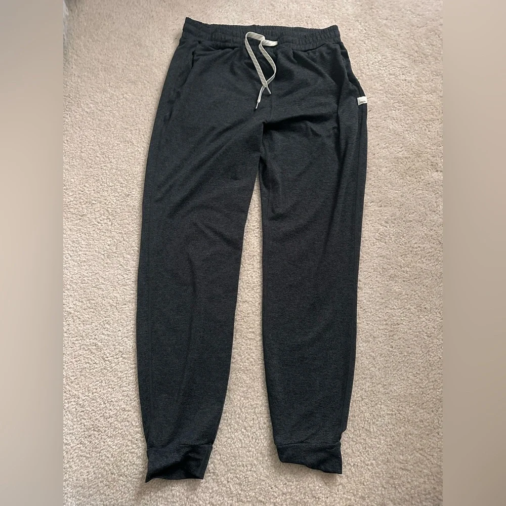 Vuori Performance Joggers Long Small Charcoal Heather - Picture 5 of 8